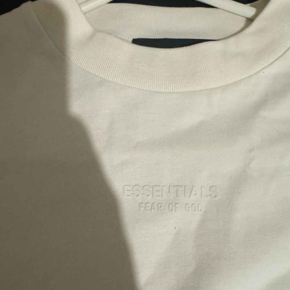 Fear of God Essentials Cream Sweatshirt
